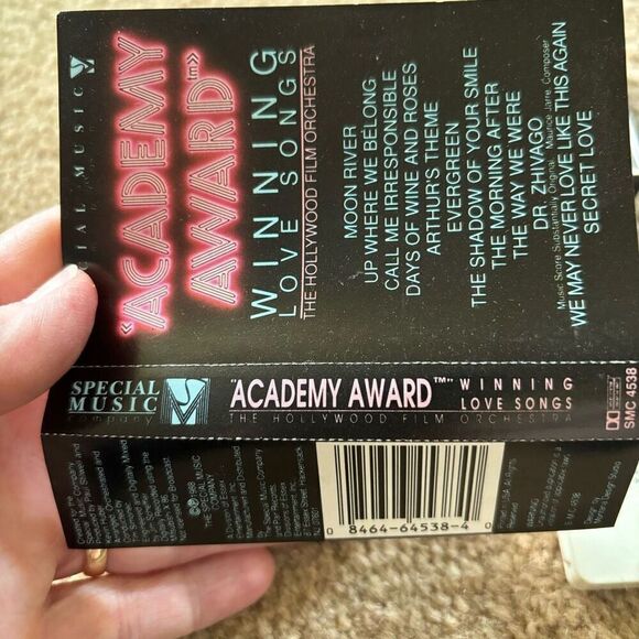 Academy Award Winning Love Songs 1988 Cassette Tape - Picture 5 of 7